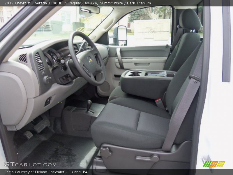  2012 Silverado 3500HD LS Regular Cab 4x4 Dark Titanium Interior