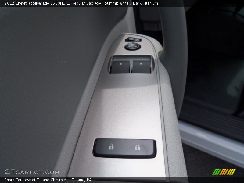 Summit White / Dark Titanium 2012 Chevrolet Silverado 3500HD LS Regular Cab 4x4