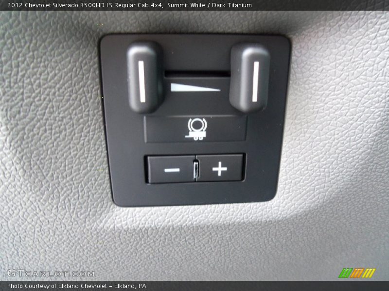 Controls of 2012 Silverado 3500HD LS Regular Cab 4x4