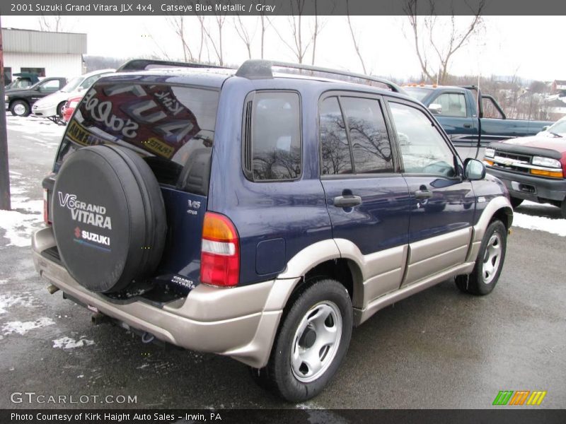 Catseye Blue Metallic / Gray 2001 Suzuki Grand Vitara JLX 4x4