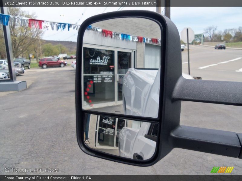 Summit White / Dark Titanium 2012 Chevrolet Silverado 3500HD LS Regular Cab 4x4