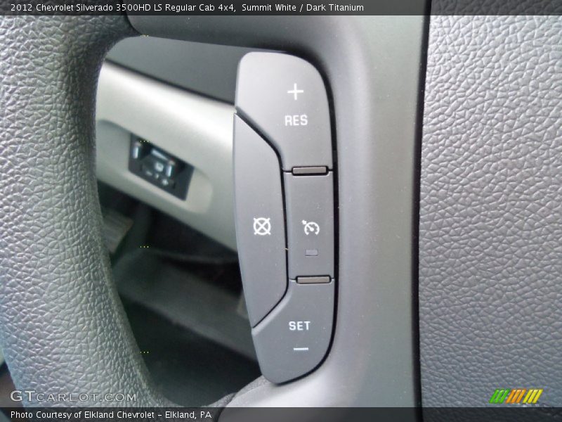 Summit White / Dark Titanium 2012 Chevrolet Silverado 3500HD LS Regular Cab 4x4