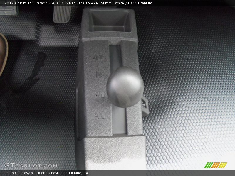 Summit White / Dark Titanium 2012 Chevrolet Silverado 3500HD LS Regular Cab 4x4