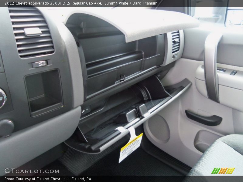 Summit White / Dark Titanium 2012 Chevrolet Silverado 3500HD LS Regular Cab 4x4