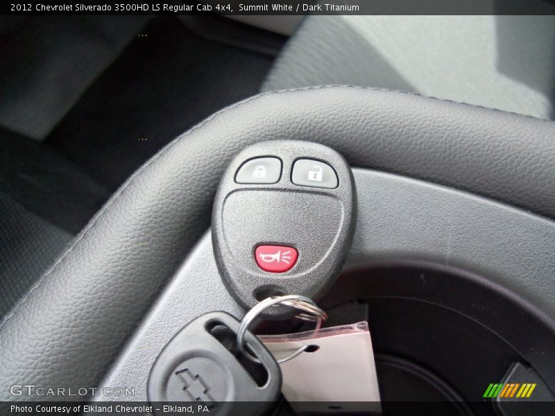 Keys of 2012 Silverado 3500HD LS Regular Cab 4x4