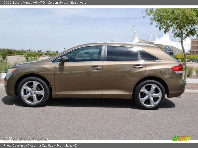 Golden Umber Mica / Ivory 2009 Toyota Venza V6 AWD