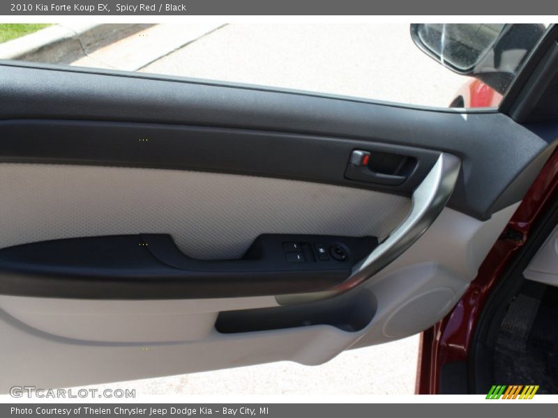 Spicy Red / Black 2010 Kia Forte Koup EX
