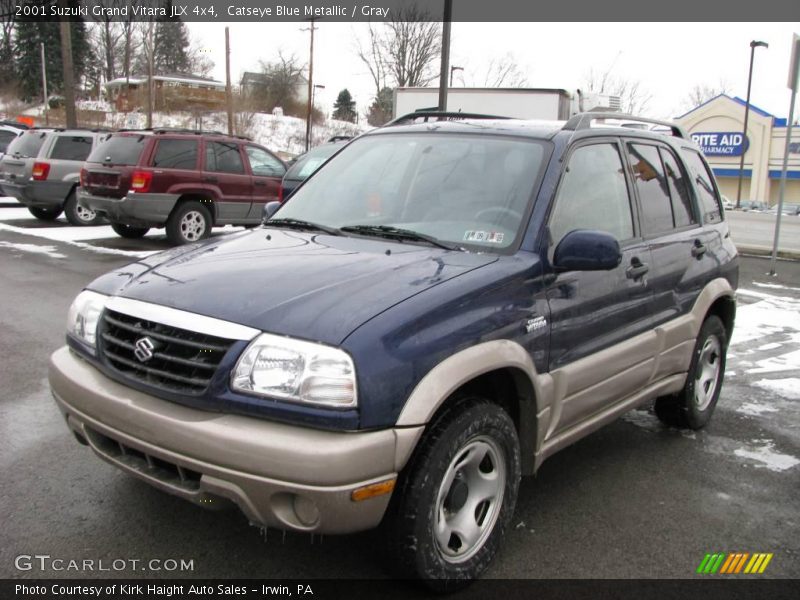 Catseye Blue Metallic / Gray 2001 Suzuki Grand Vitara JLX 4x4