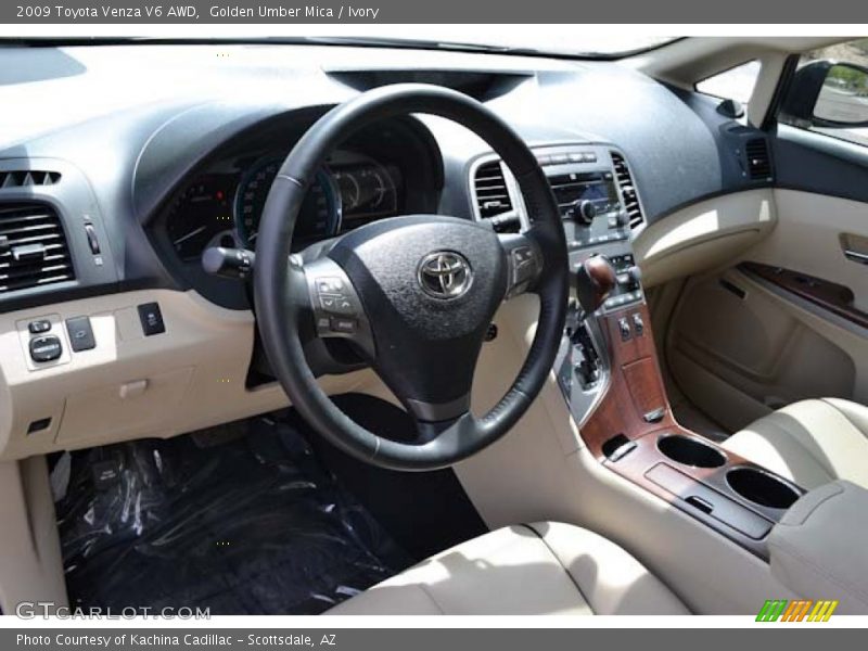 Golden Umber Mica / Ivory 2009 Toyota Venza V6 AWD