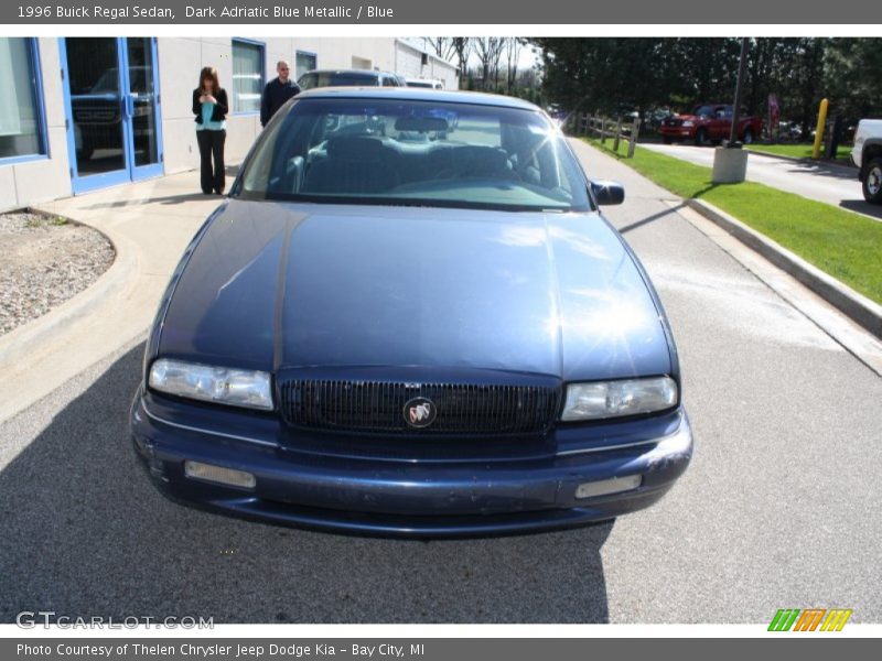 Dark Adriatic Blue Metallic / Blue 1996 Buick Regal Sedan