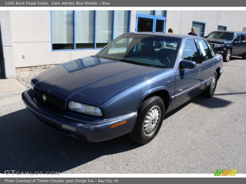 Dark Adriatic Blue Metallic / Blue 1996 Buick Regal Sedan