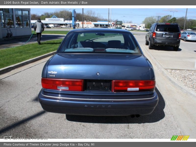 Dark Adriatic Blue Metallic / Blue 1996 Buick Regal Sedan