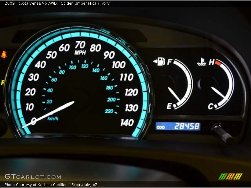 Golden Umber Mica / Ivory 2009 Toyota Venza V6 AWD