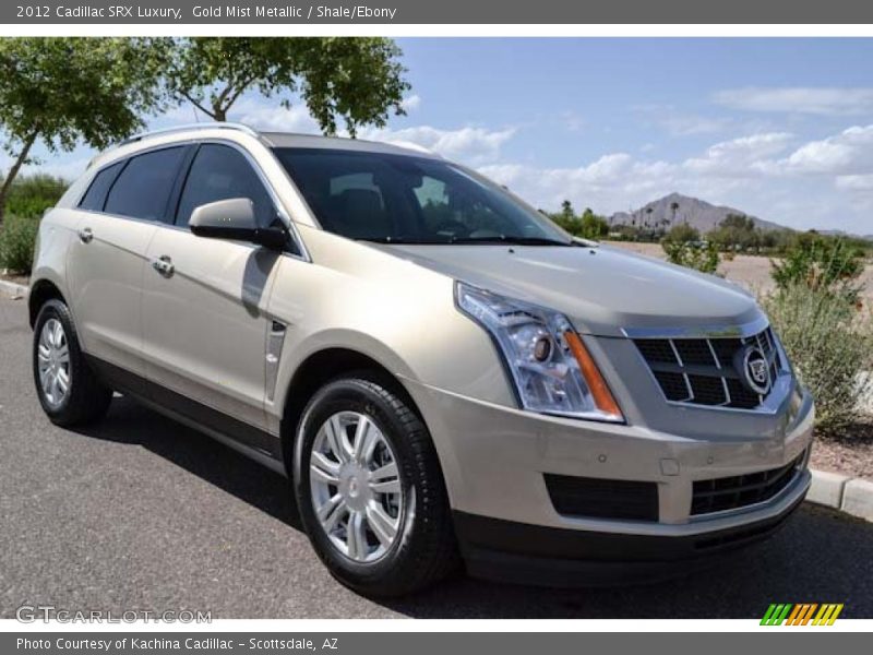 Gold Mist Metallic / Shale/Ebony 2012 Cadillac SRX Luxury