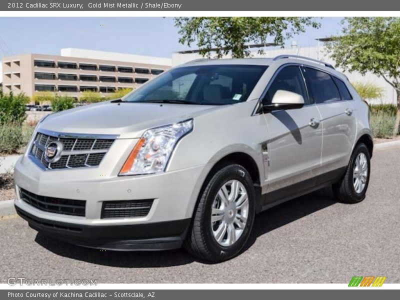 Gold Mist Metallic / Shale/Ebony 2012 Cadillac SRX Luxury