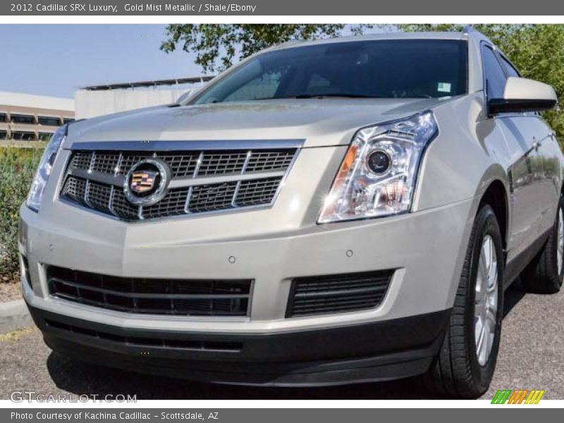 Gold Mist Metallic / Shale/Ebony 2012 Cadillac SRX Luxury