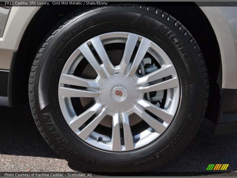 Gold Mist Metallic / Shale/Ebony 2012 Cadillac SRX Luxury