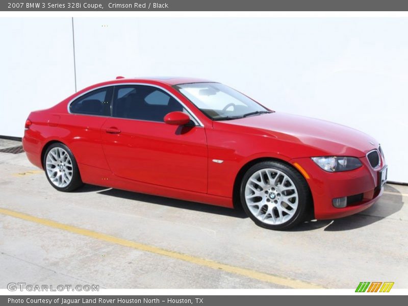 Crimson Red / Black 2007 BMW 3 Series 328i Coupe