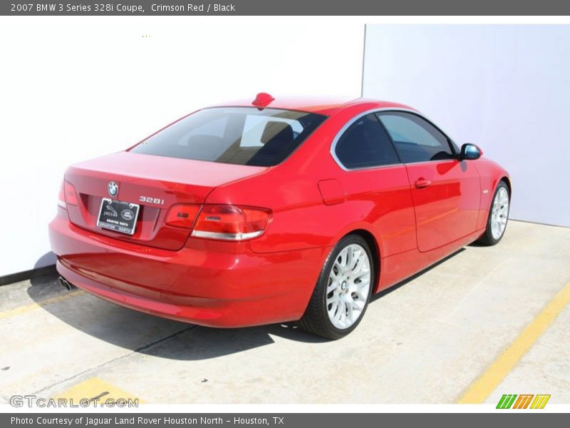 Crimson Red / Black 2007 BMW 3 Series 328i Coupe