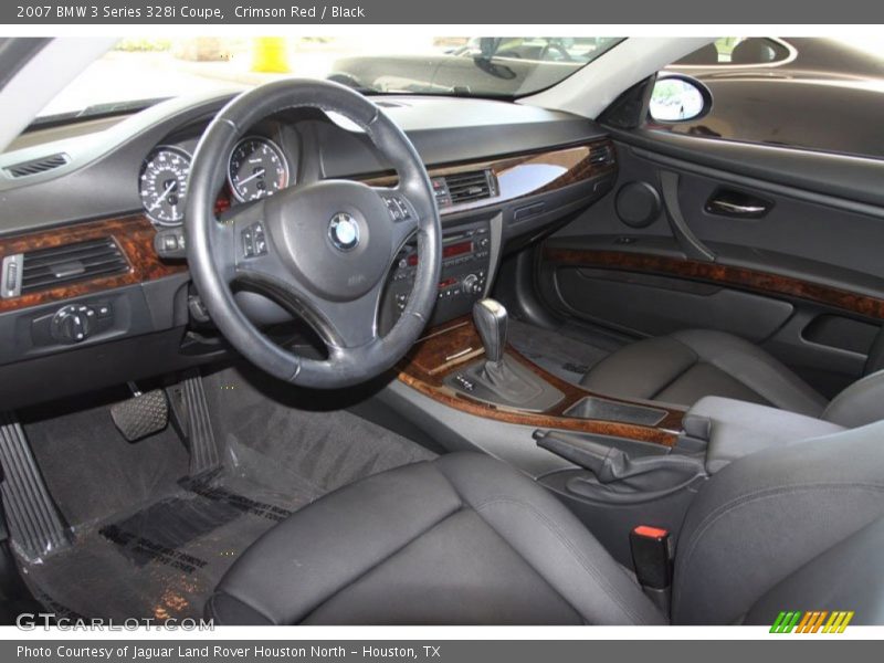 Crimson Red / Black 2007 BMW 3 Series 328i Coupe