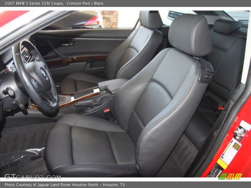 Crimson Red / Black 2007 BMW 3 Series 328i Coupe