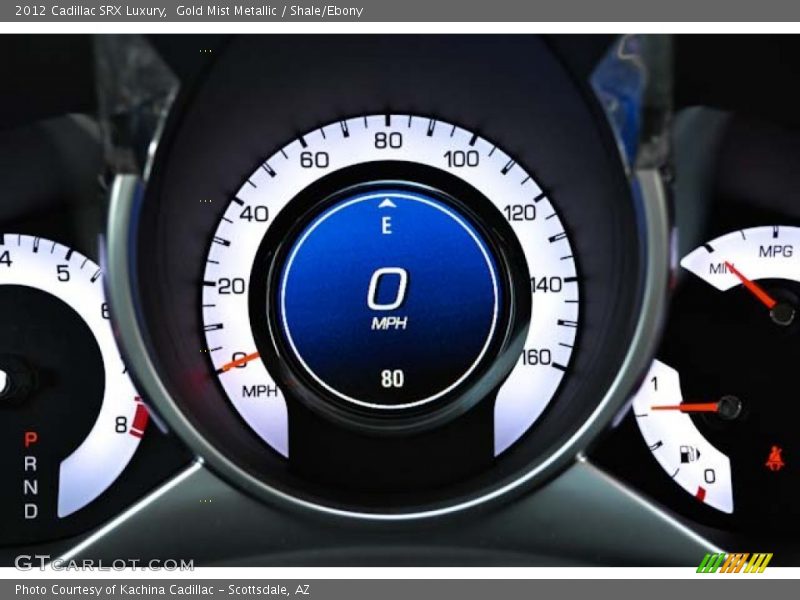 Gold Mist Metallic / Shale/Ebony 2012 Cadillac SRX Luxury