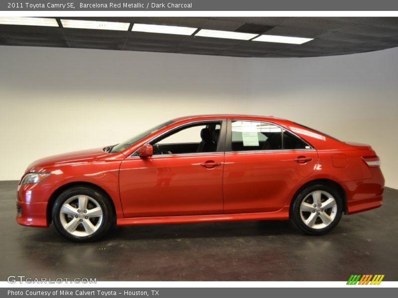 Barcelona Red Metallic / Dark Charcoal 2011 Toyota Camry SE