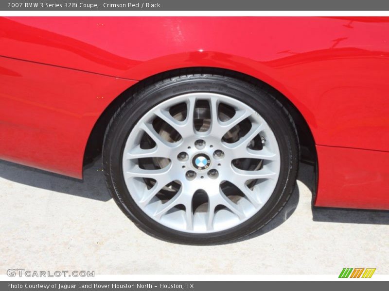 Crimson Red / Black 2007 BMW 3 Series 328i Coupe