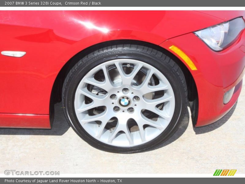 Crimson Red / Black 2007 BMW 3 Series 328i Coupe