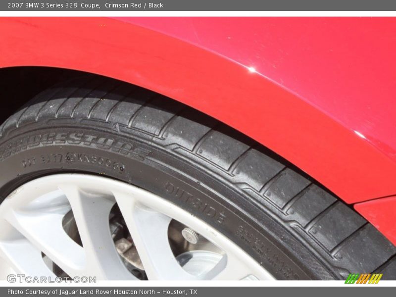Crimson Red / Black 2007 BMW 3 Series 328i Coupe