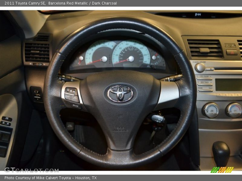 Barcelona Red Metallic / Dark Charcoal 2011 Toyota Camry SE