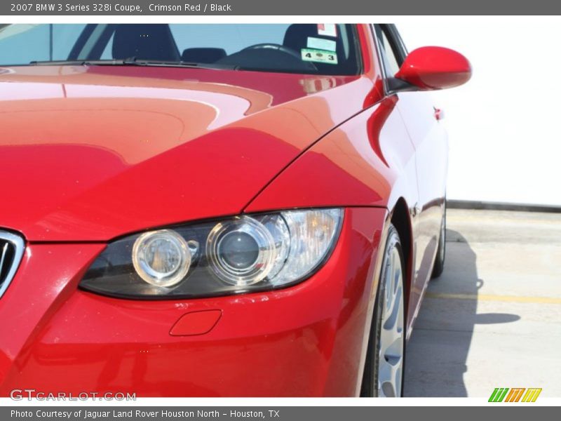Crimson Red / Black 2007 BMW 3 Series 328i Coupe