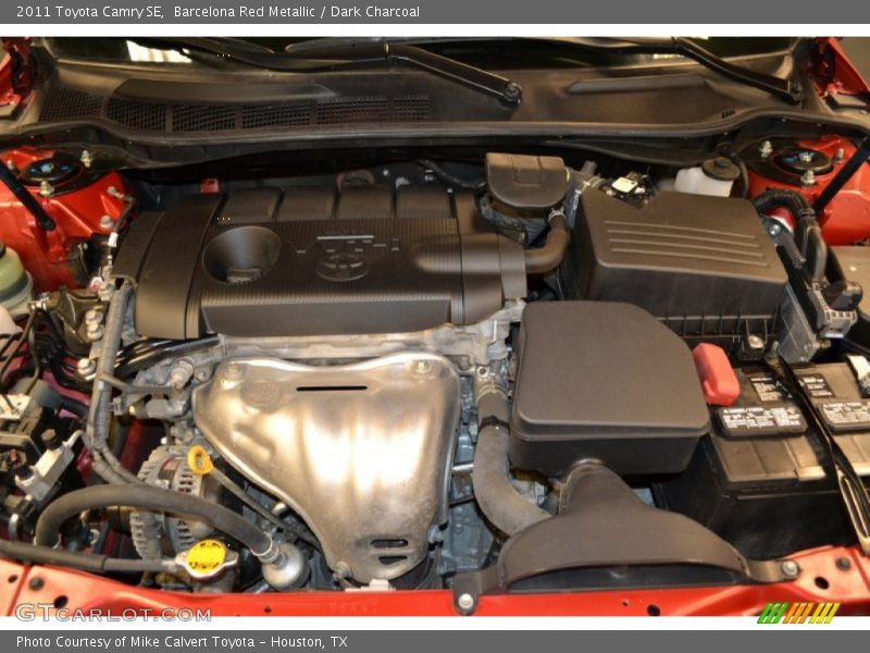 Barcelona Red Metallic / Dark Charcoal 2011 Toyota Camry SE