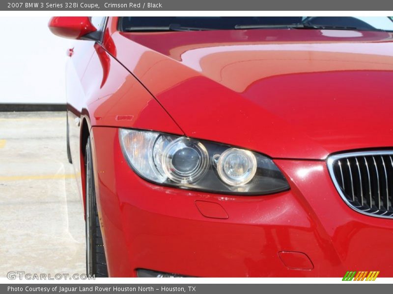Crimson Red / Black 2007 BMW 3 Series 328i Coupe