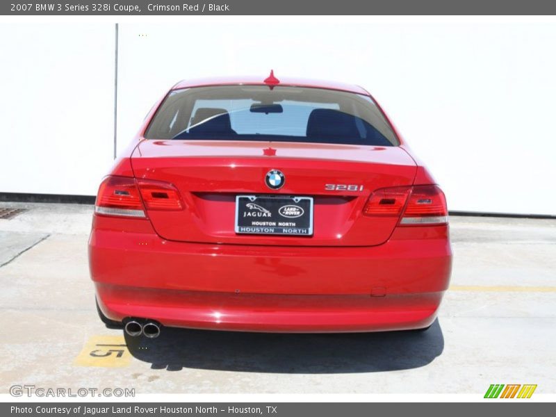 Crimson Red / Black 2007 BMW 3 Series 328i Coupe