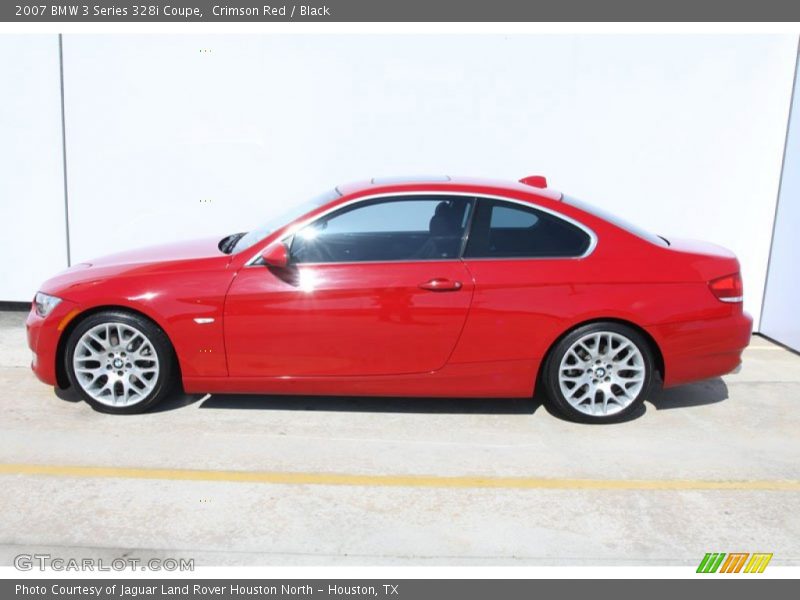 Crimson Red / Black 2007 BMW 3 Series 328i Coupe