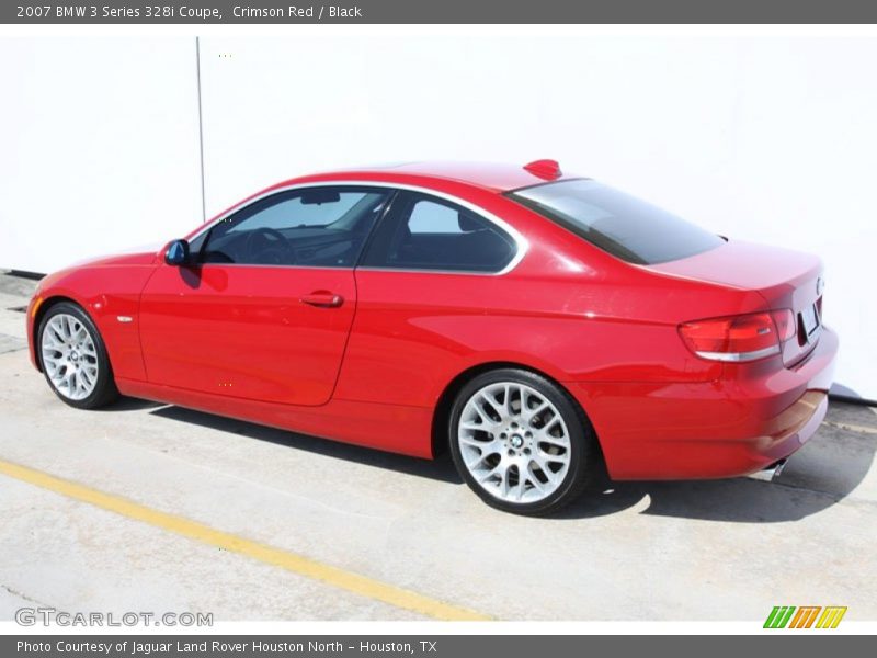 Crimson Red / Black 2007 BMW 3 Series 328i Coupe