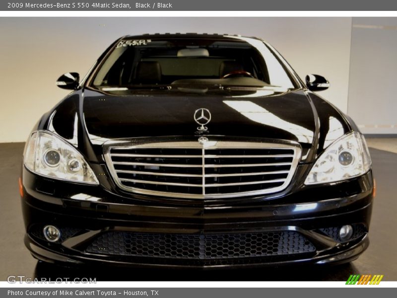 Black / Black 2009 Mercedes-Benz S 550 4Matic Sedan