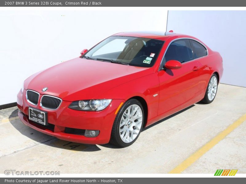 Crimson Red / Black 2007 BMW 3 Series 328i Coupe
