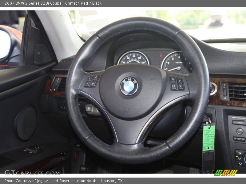 Crimson Red / Black 2007 BMW 3 Series 328i Coupe