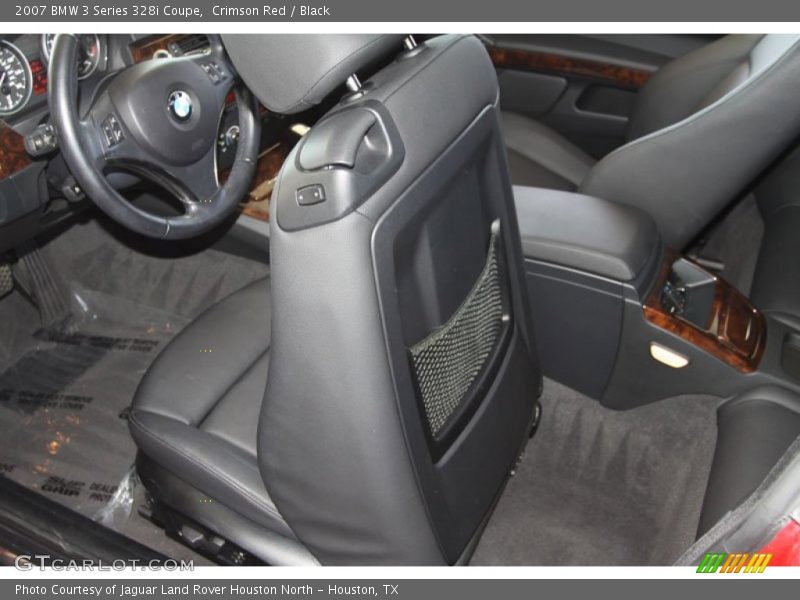 Crimson Red / Black 2007 BMW 3 Series 328i Coupe