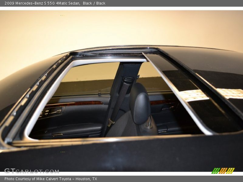 Black / Black 2009 Mercedes-Benz S 550 4Matic Sedan