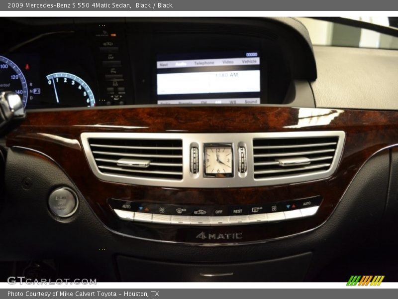 Black / Black 2009 Mercedes-Benz S 550 4Matic Sedan