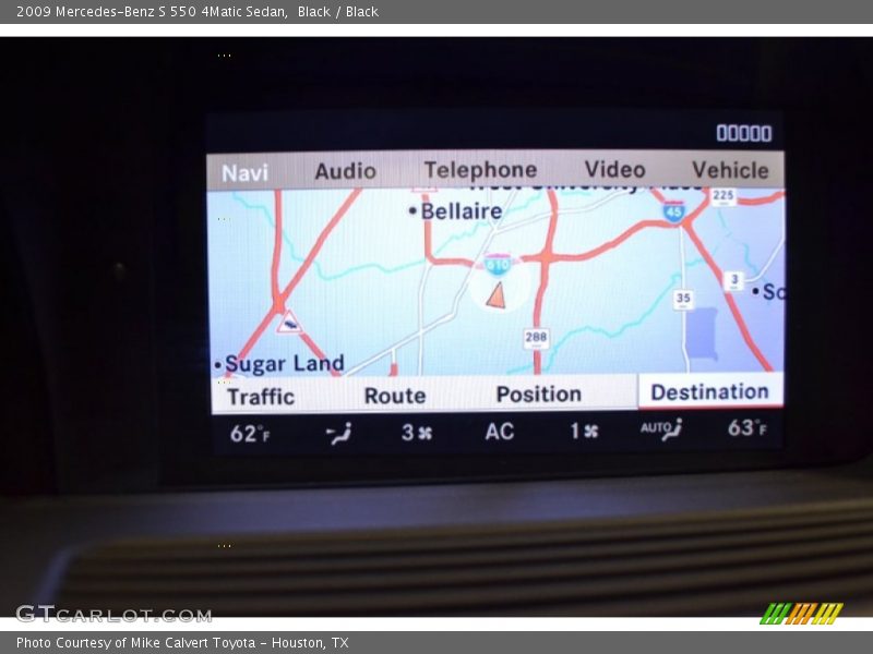Black / Black 2009 Mercedes-Benz S 550 4Matic Sedan