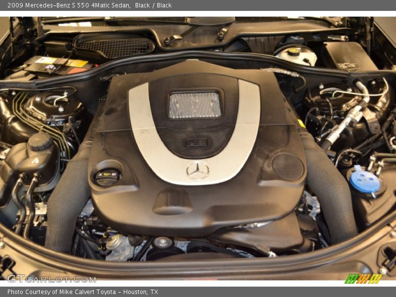 Black / Black 2009 Mercedes-Benz S 550 4Matic Sedan