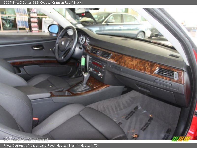 Crimson Red / Black 2007 BMW 3 Series 328i Coupe