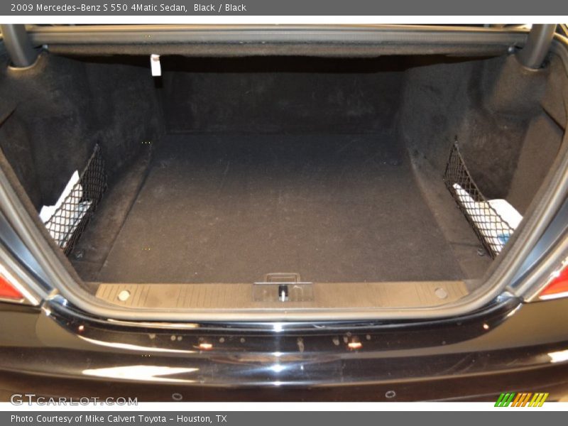 Black / Black 2009 Mercedes-Benz S 550 4Matic Sedan