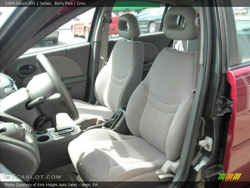 Berry Red / Grey 2004 Saturn ION 1 Sedan
