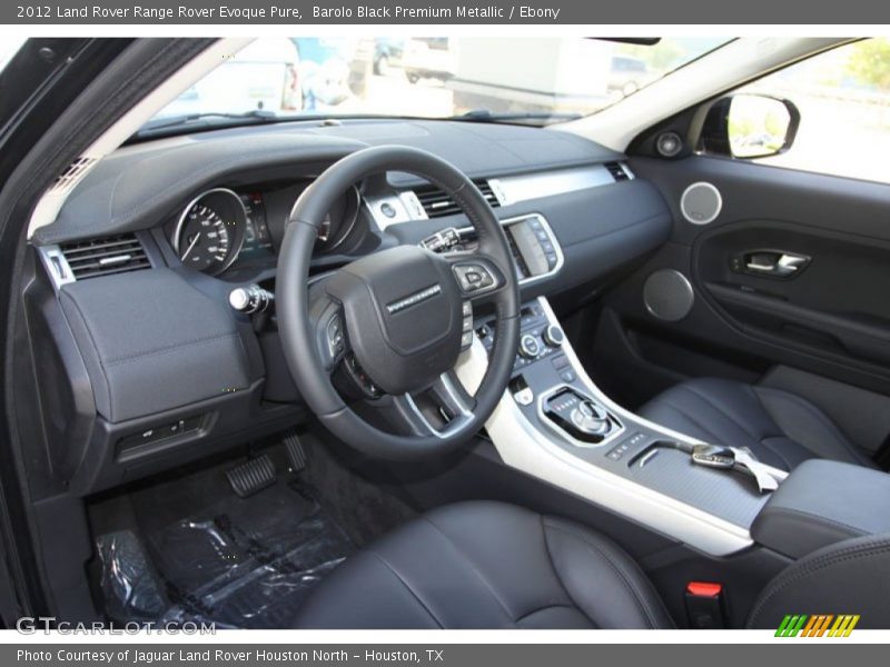  2012 Range Rover Evoque Pure Ebony Interior