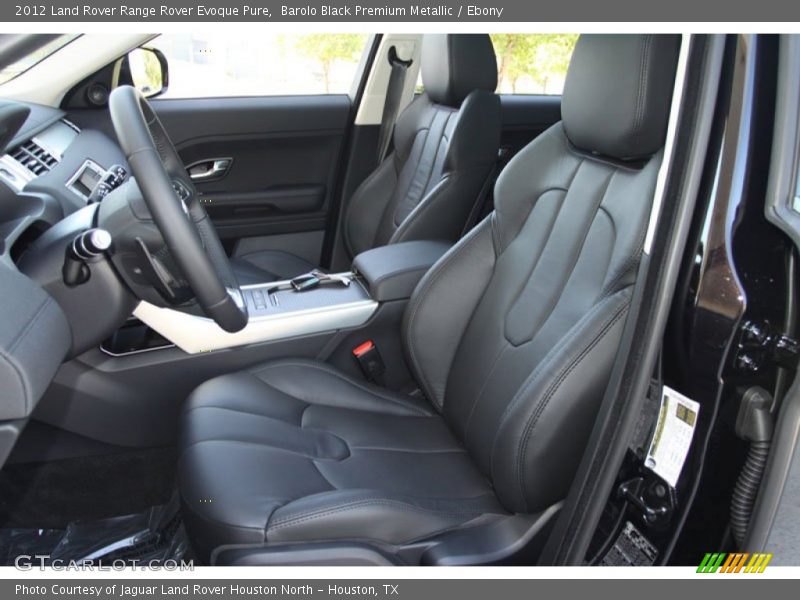 Front Seat of 2012 Range Rover Evoque Pure